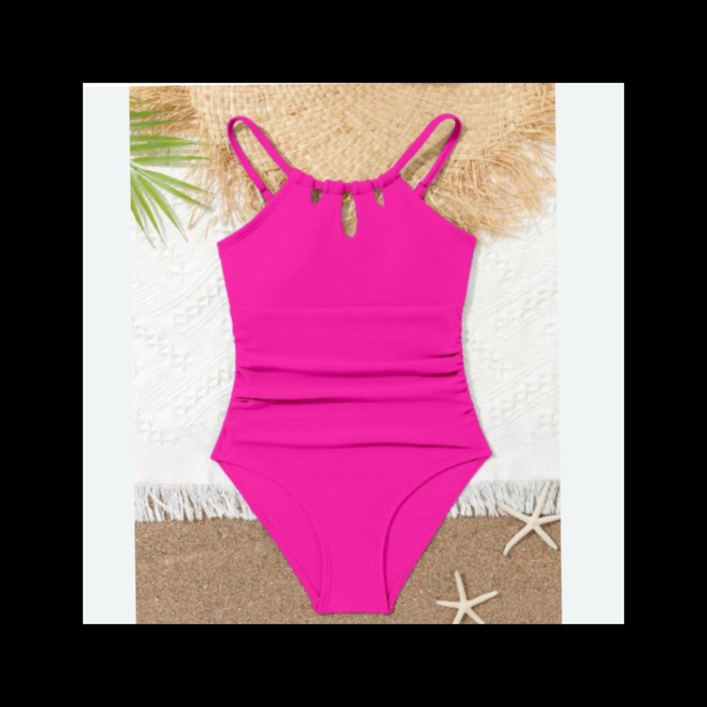 Pink Kids Swimsuit 10
